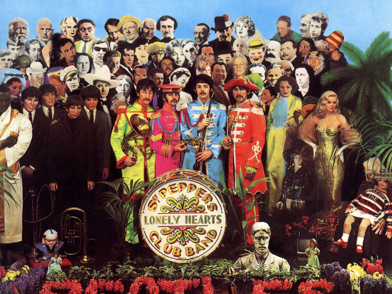 The Beatles, Sgt. Pepper's Lonely Hearts Club Band, okładka płyty; materiały prasowe