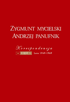 Kategorie: Rekomendacje – Zygmunt Mycielski – Andrzej Panufnik: Korespondencja. Część 1: Lata 1949-1969