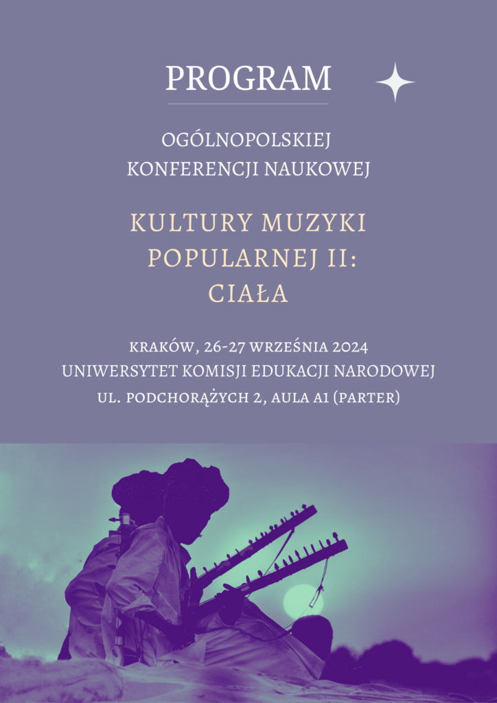 Konferencja muzyki popularnej II: Ciała grafika programu