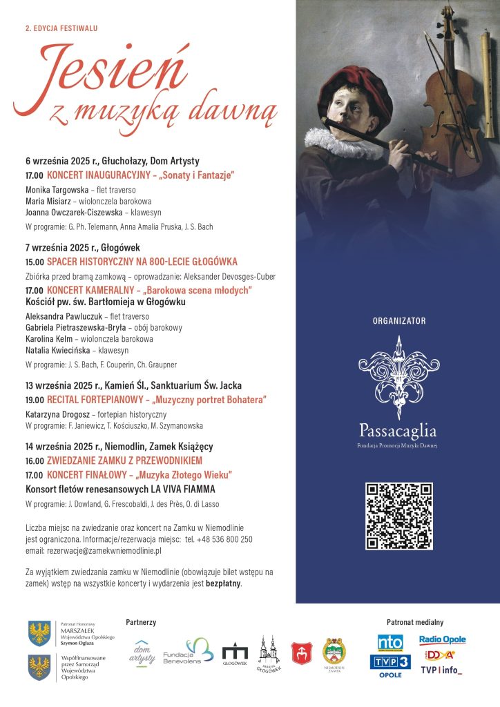 plakat festiwalu Jesień z muzyką dawną