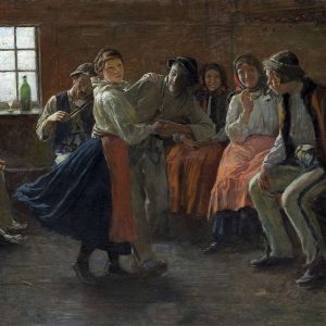 obraz tańczących górali